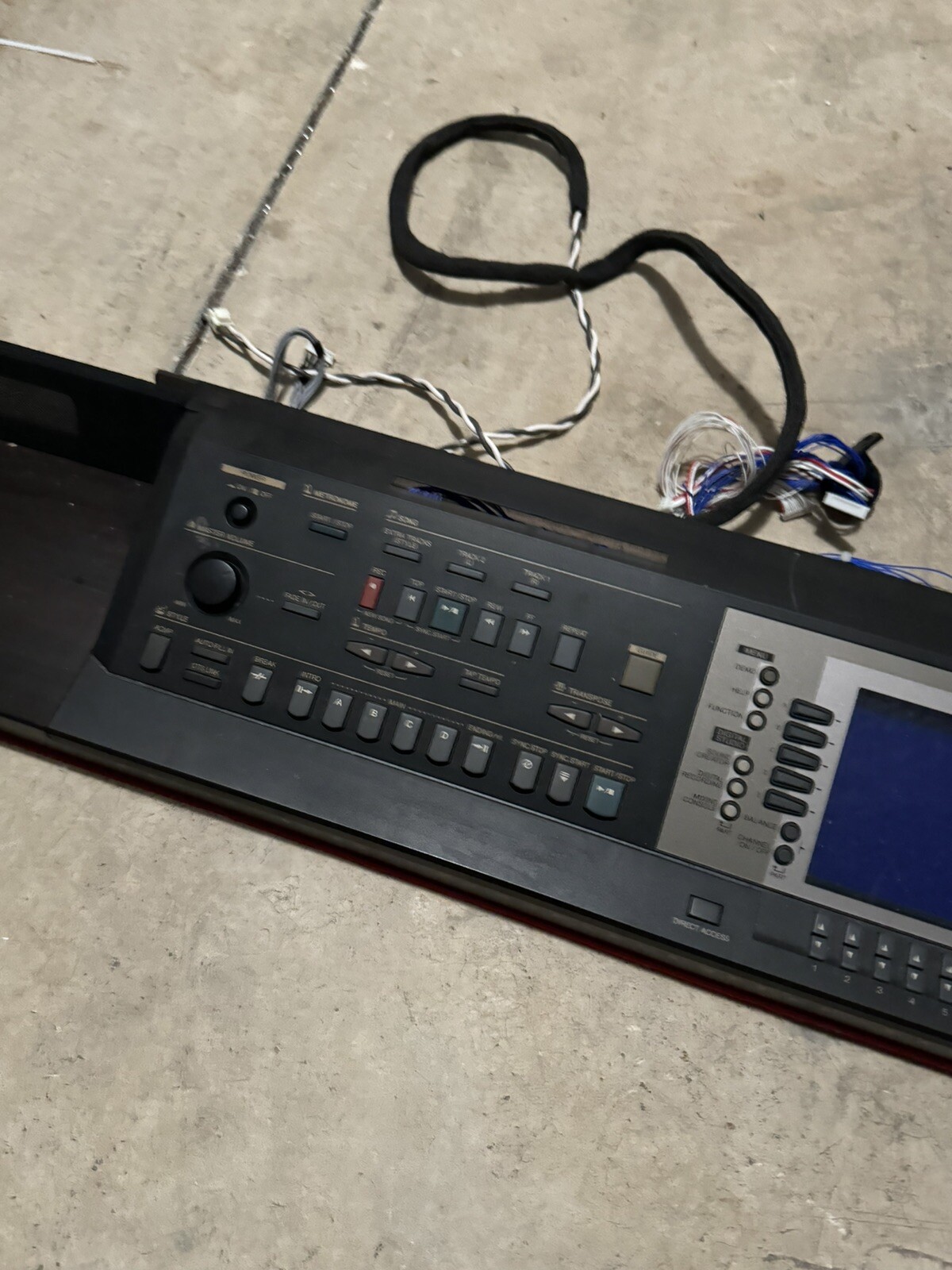 yamaha clavinova CVP-205 control panel
