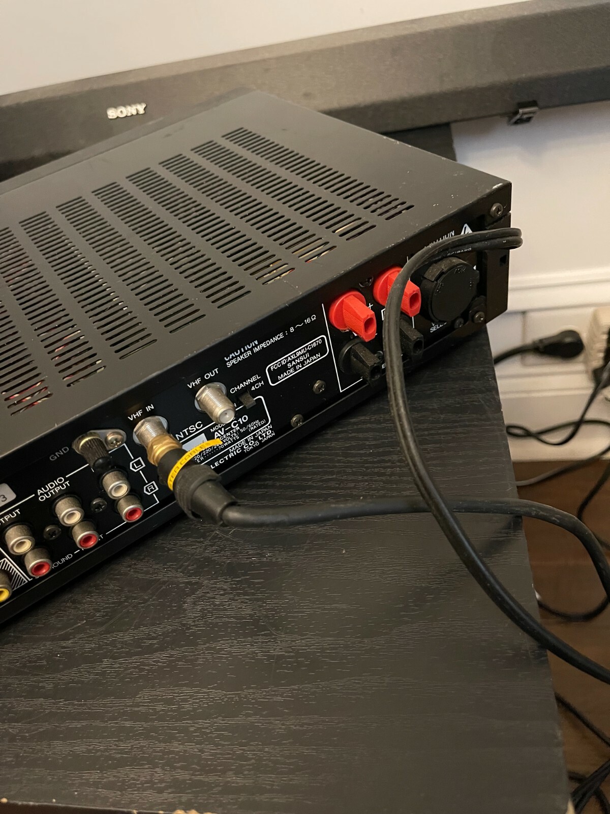 Sansui AV-C10 Audio Video Center Display Model unit