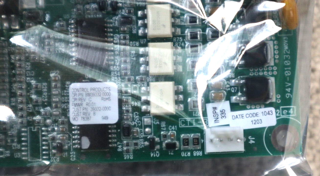 Bunn Control Board Assembly Retro Fmd Dbc Rohs 39332.1000