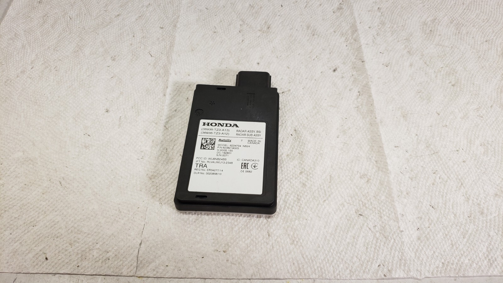 ACURA HONDA BLIND SPOT MONITOR RADAR SENSOR  OEM 36935TZ3A13