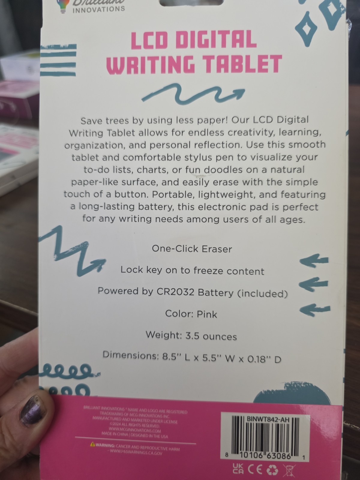 LCD Digital Writing Tablet 8.5 inches