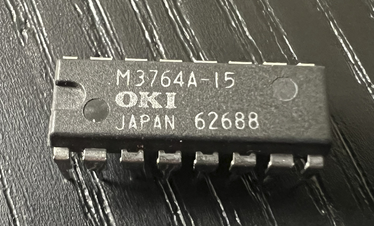 OKI M3764A-15 64K 1 Bit Dynamic RAM -  Made in Japan - M3764A - 4164 - Tested