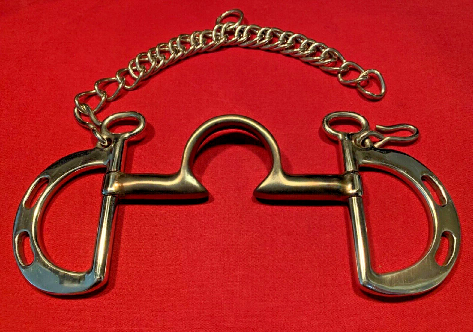 MAHEU Handmade Kimberwick English Horse Bit, 5" Segundo Blued Sweet Iron Mouth