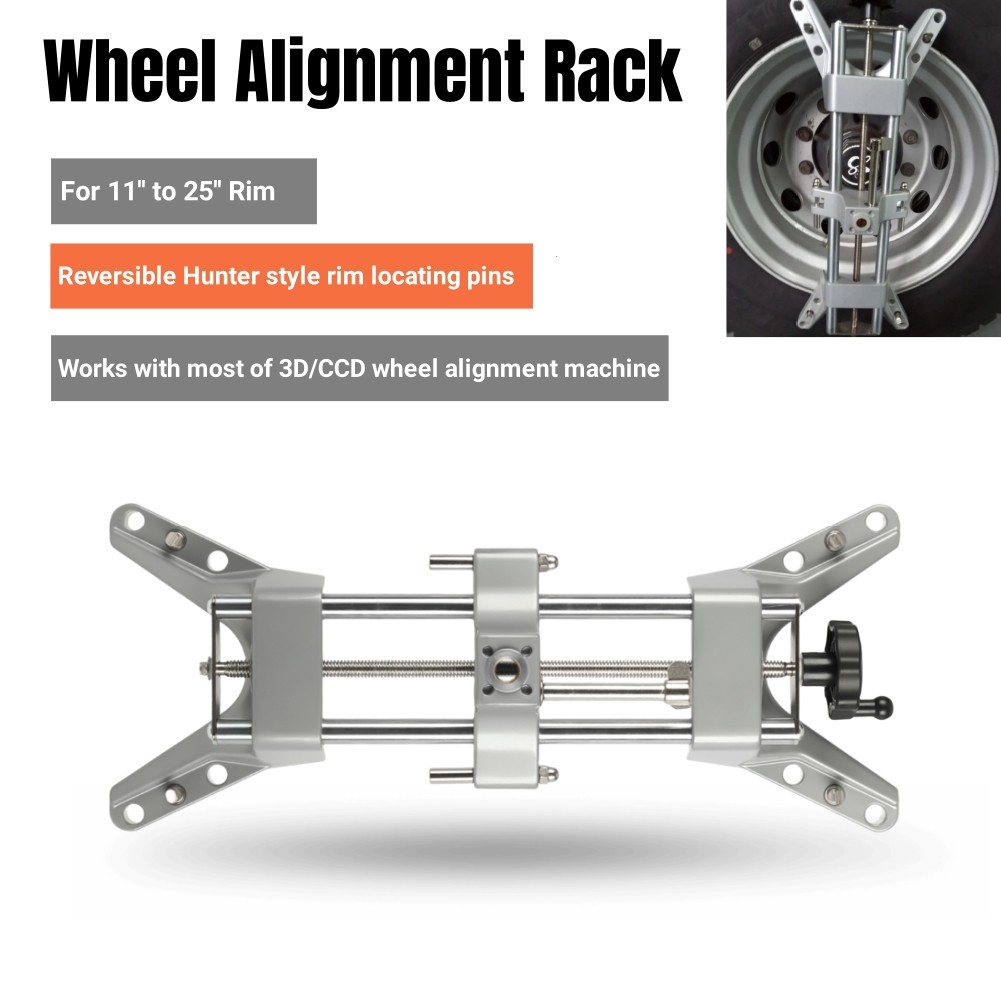 Wheel Alignment Rack Rim Clamp Mount 4 Wheel Aligner 11'' to 25'' Rim