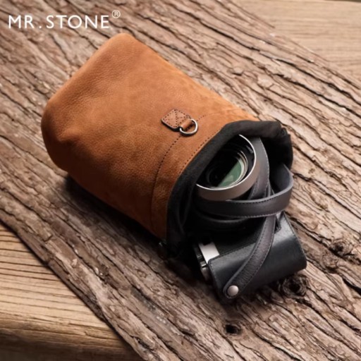 Genuine Leather Mini Soft Bag Cover Case For Leica M Q Q2 Sony A7 A9 Fuji Camera