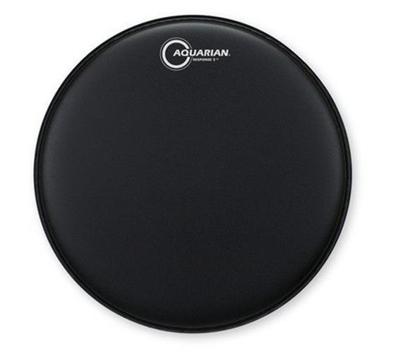 Aquarian 10" Response 2 Coated Black Drum Head