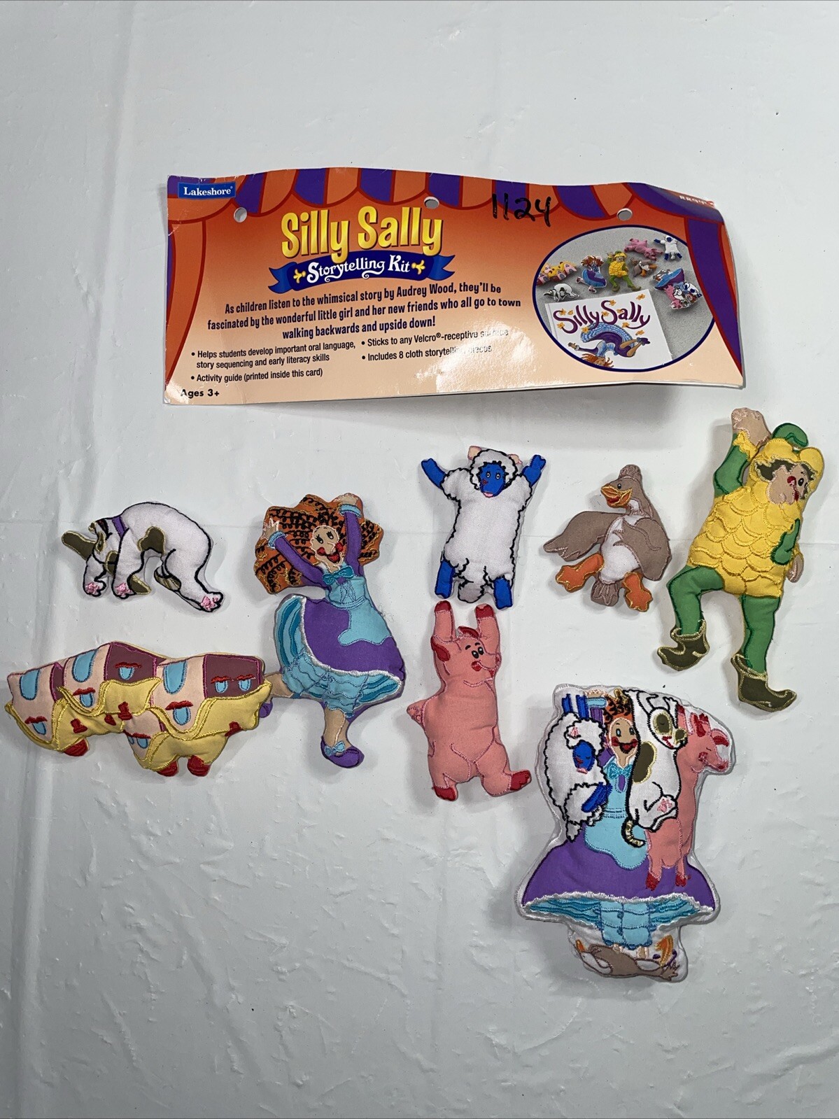 Vtg Lakeshore Silly Sally Storytelling Kit Set Of 8 Teacher Supply Homeschool