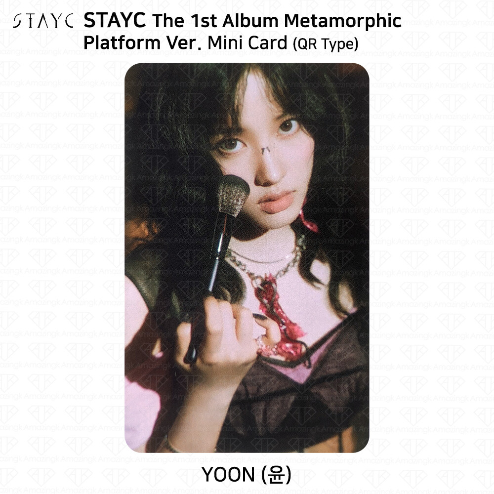 StayC The 1st Album Metamorphic Platform Ver Official Selfie Photocard QR Card