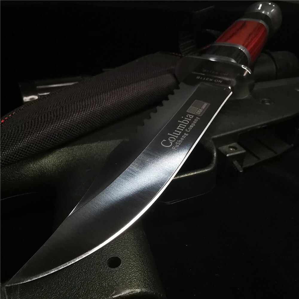 High Hardness Stainless Steel Sharp Blade Camping Hunting Fixed Blade Knife Tool