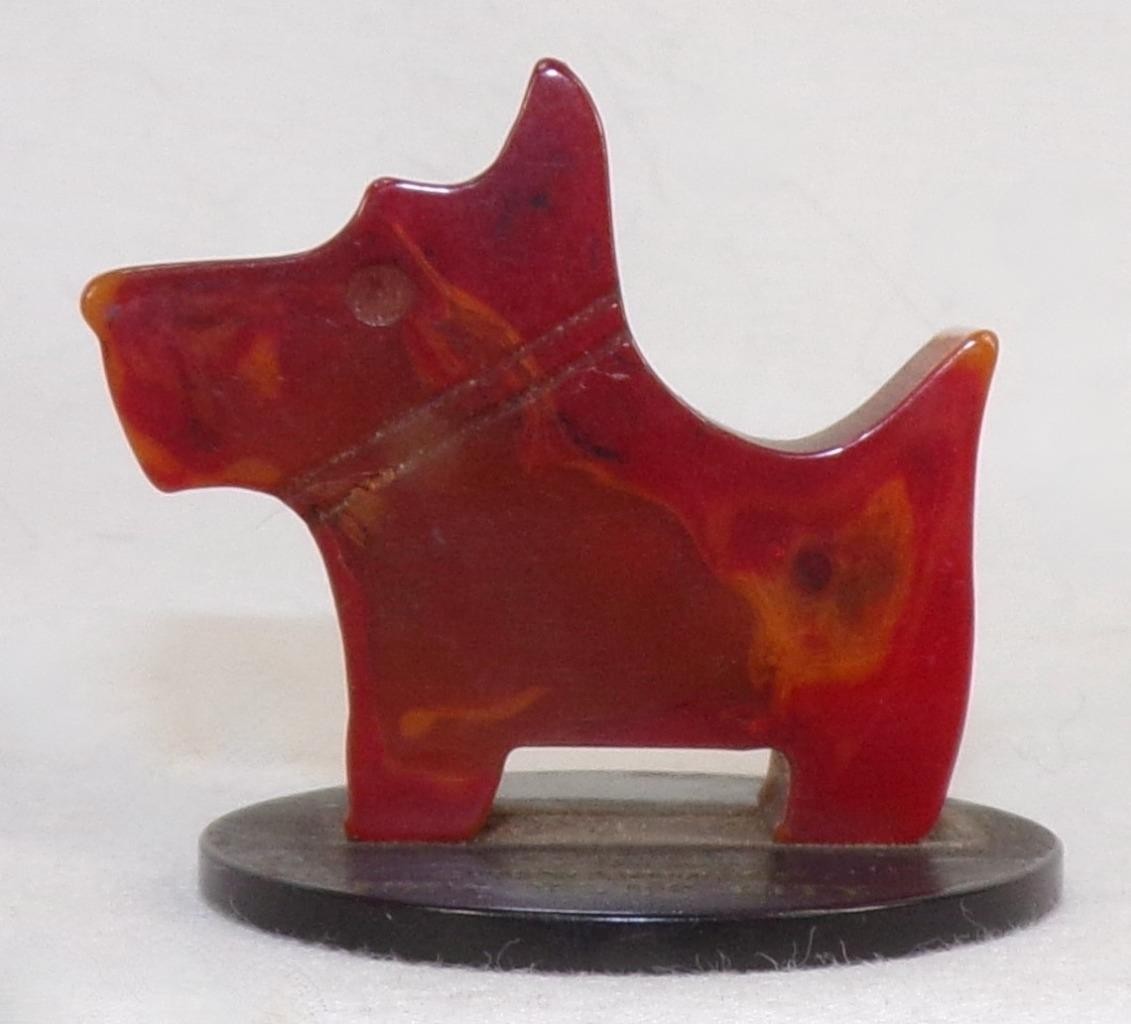 Scotty Dog Pencil Sharpener Rootbeer Bakelite Souvenir New York City Vintage