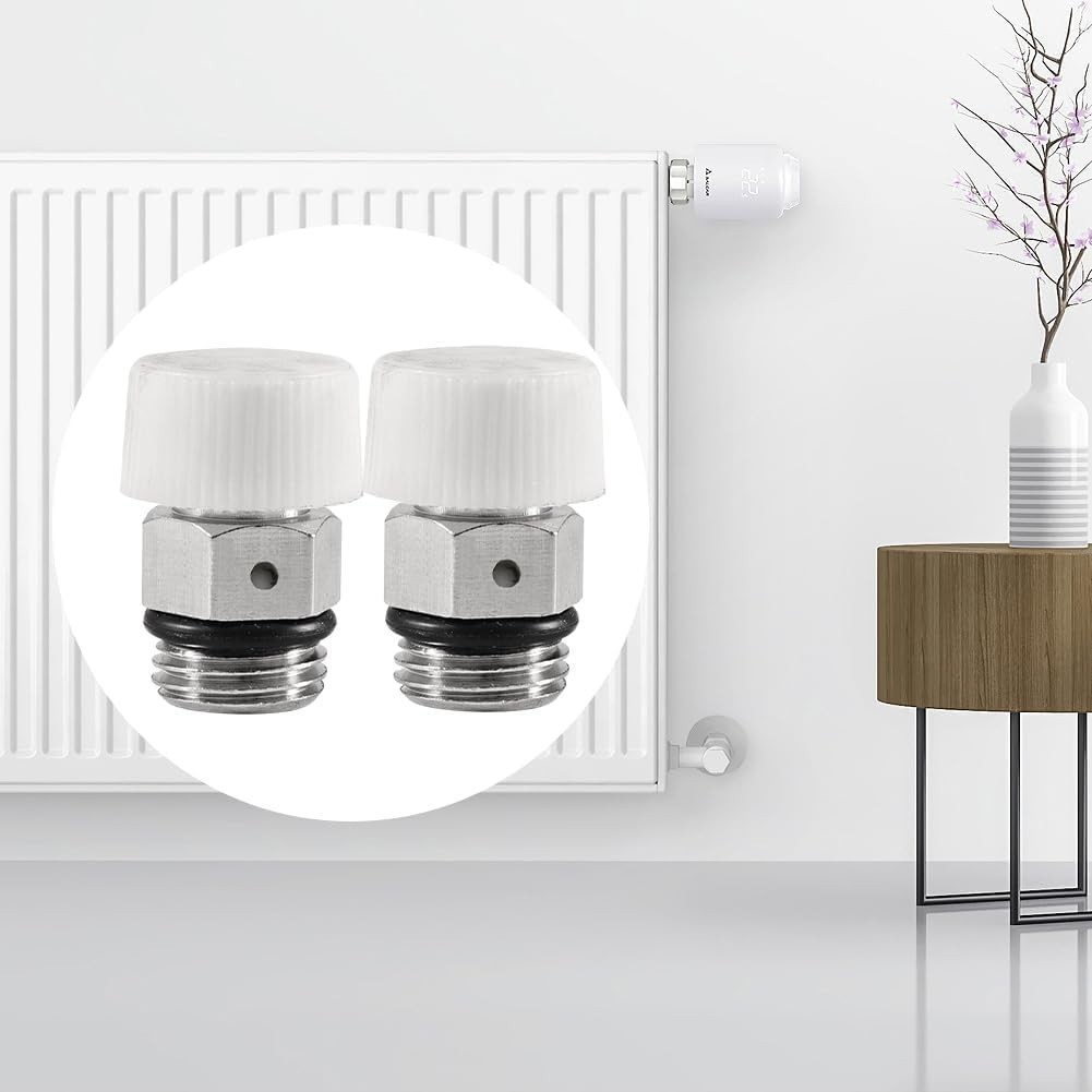 2 Pack For Radiator Bleed Valves for Air Release in For Heating Systems