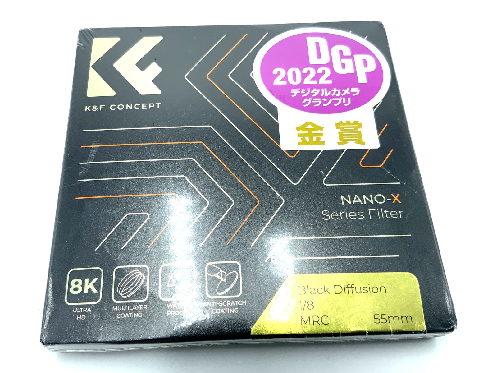 EasyBuy K&F Concept Black Diffusion 1/8 Nano-X MRC Filter 55mm Round