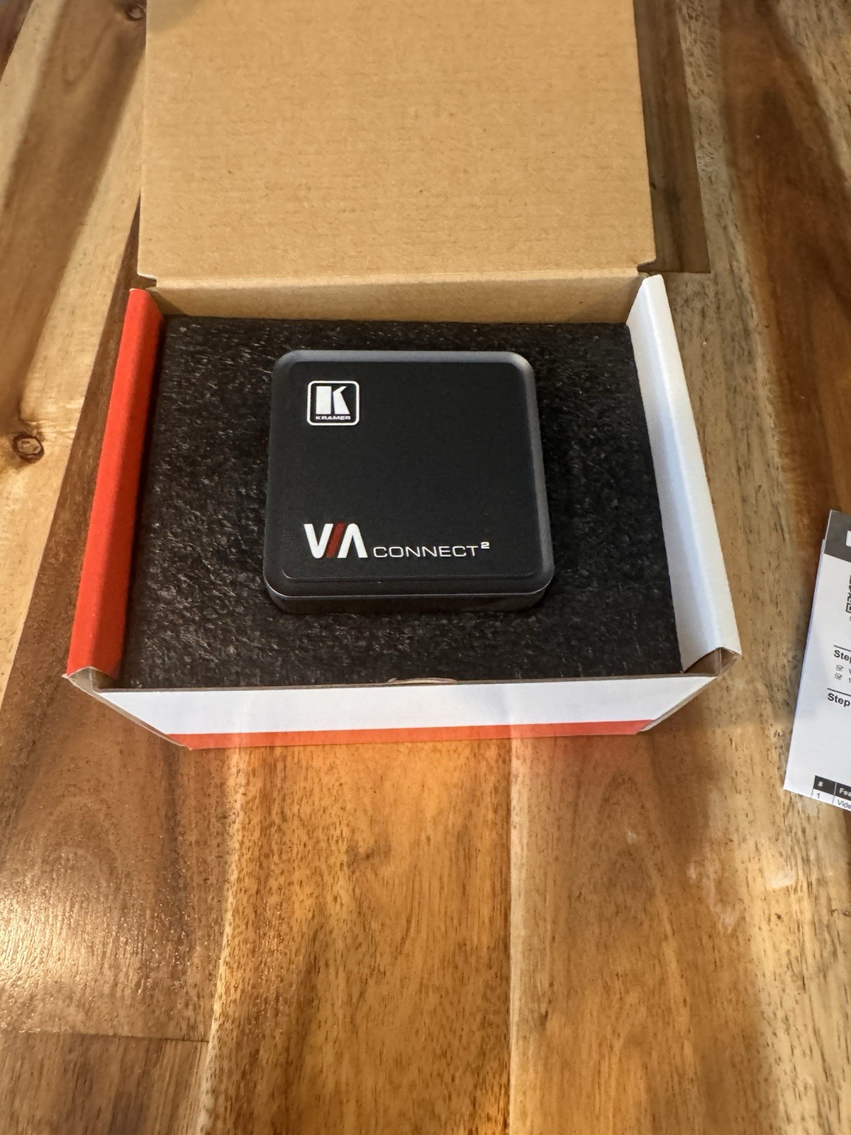 Kramer VIA Connect² AV Collaboration Streaming Box, HDMI USB Ethernet, Black