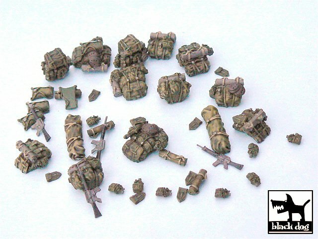 Black Dog 1/48 US Modern Soldier's Equipment and Accessories Set No.4 T48038