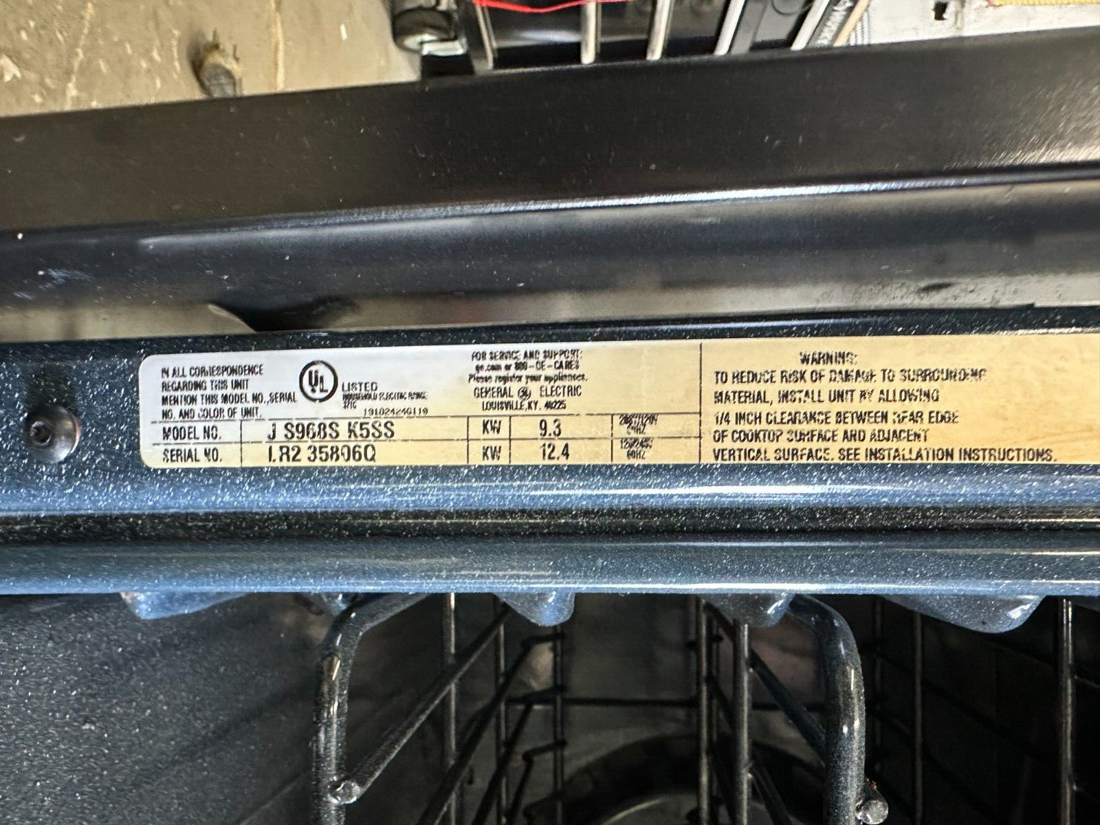 Genuine GE Range Oven, Control Board # WB27T10803
