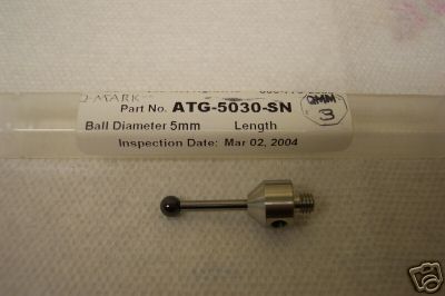 Q-MARK MODEL ATG-5030-SN STYLUS PROBE ATG5030SN 5MM BALL NEW IN BOX
