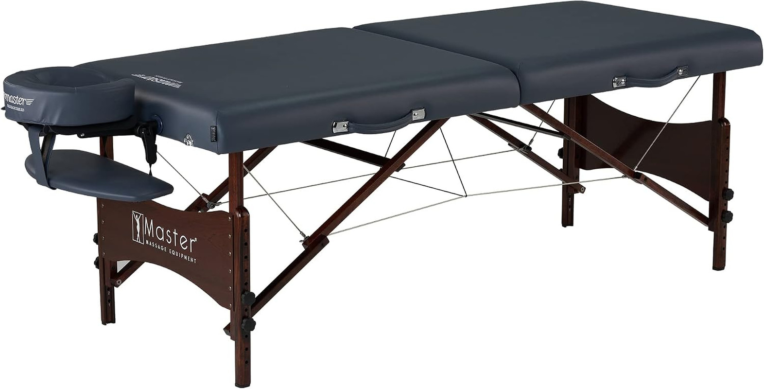 Newport Portable Massage Table with 2.5" Cushion & Accessories, Royal Blue