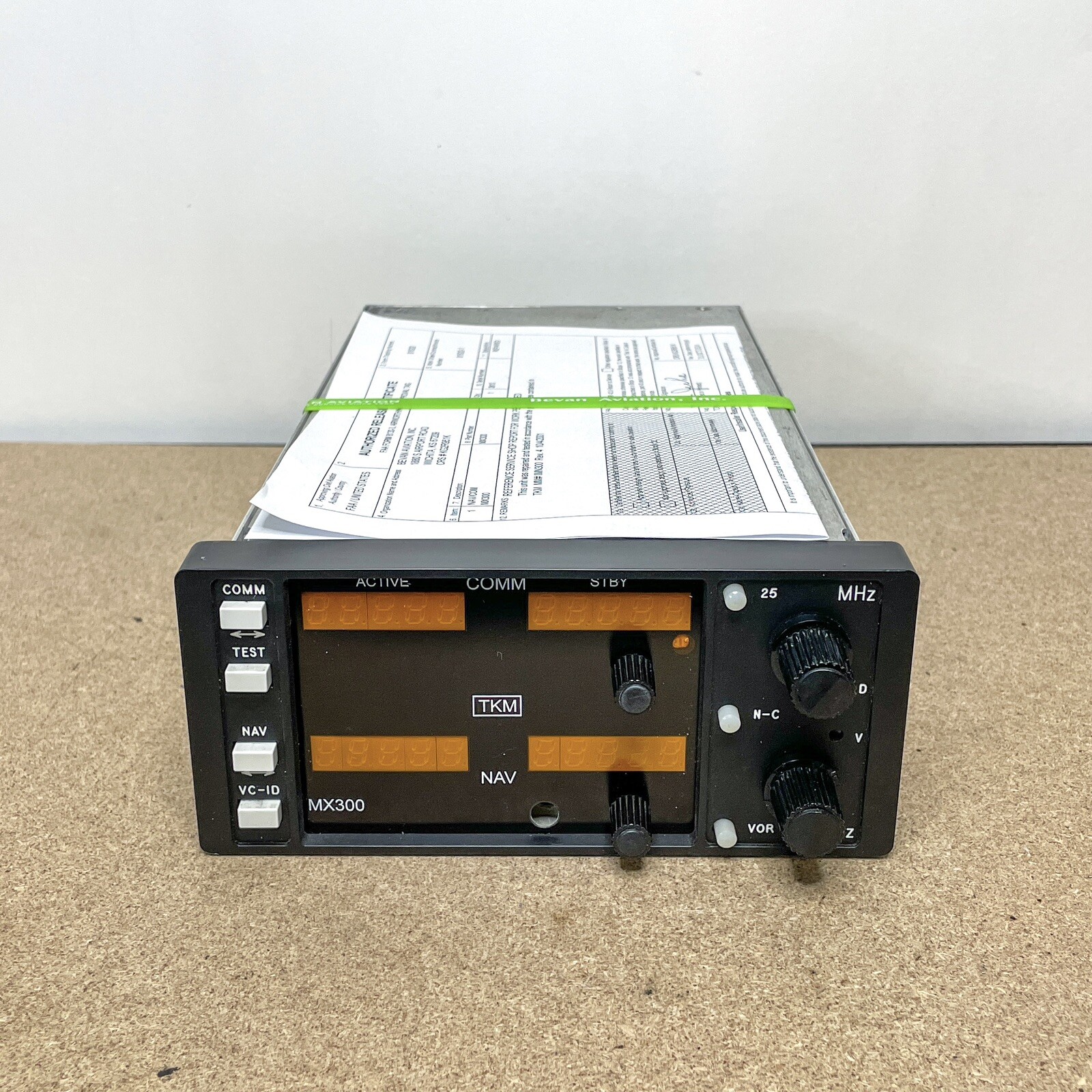 TKM MX 300 NAV/COMM 14V Serviced w/ FAA 8130-3 Form & Warranty / Exchange Avail