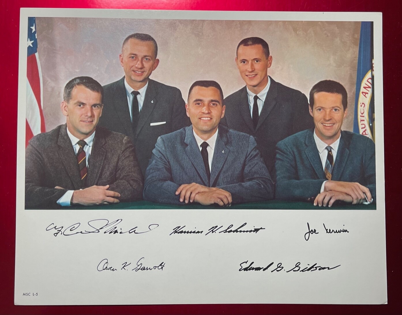 NASA ASTRONAUT CANDIDATES APOLLO ERA GROUP 4 LITHO