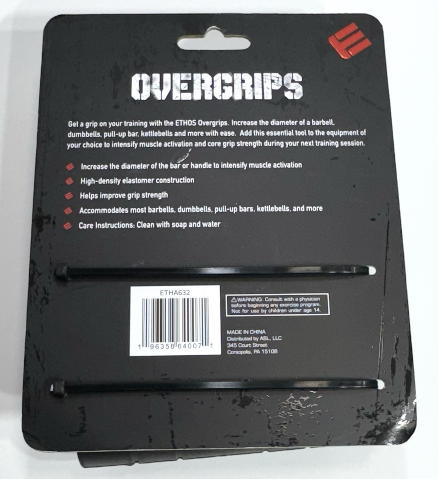 ETHOS Overgrip – Bar Grip Enhancer for Weight Training & Strength Workouts