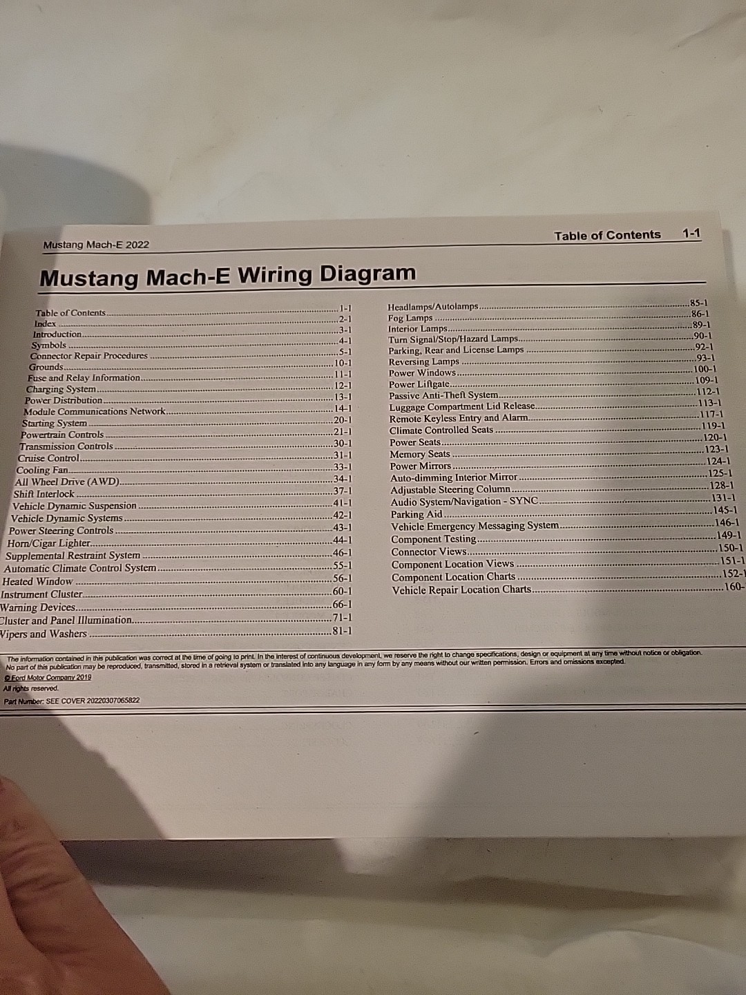 2022 Mustang Mach -E Wiring Service Manual OEM