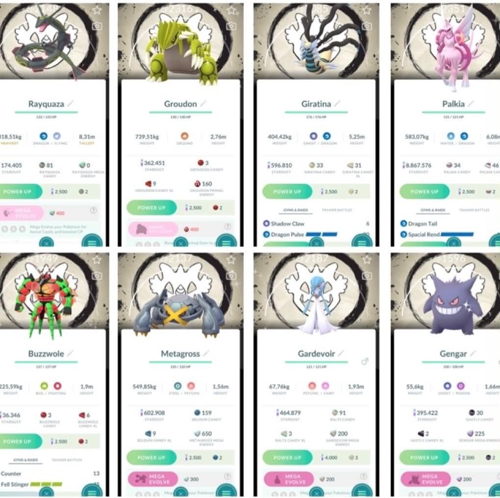 Pokémon Go - Shiny Legendary/ Ultra Beasts/ Mega Background Go Fest - Trade 20K