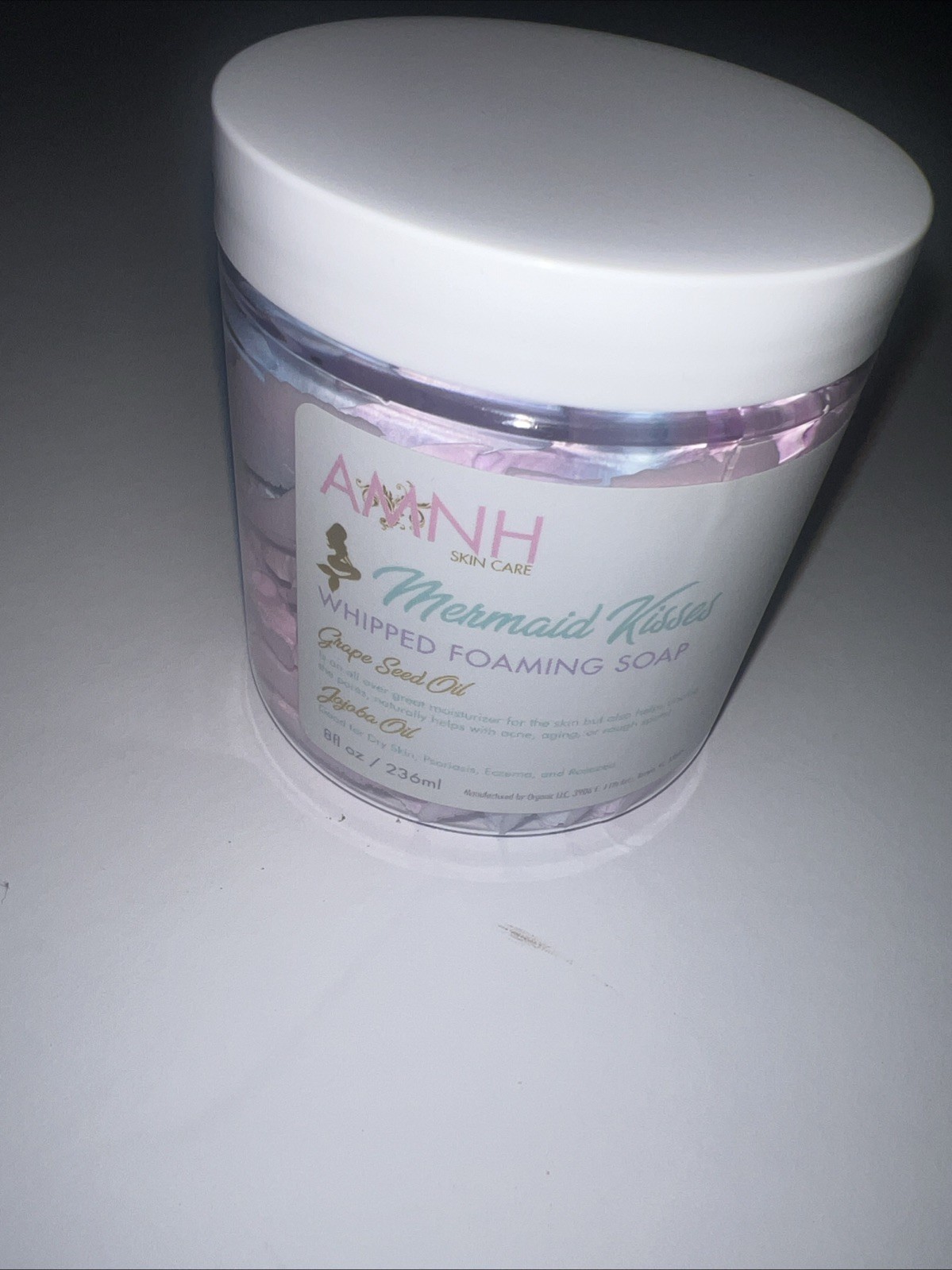 Amnh Mermaid Kisses Whipped Foaming Soap Grape Seed Oil Joboba Oil New