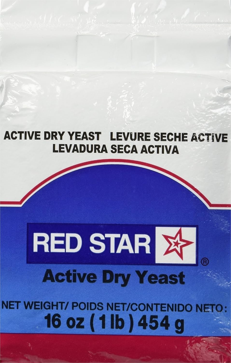 TableTop King Red Star 1 Lb. Vacuum Packed Bakers Active Dry Yeast