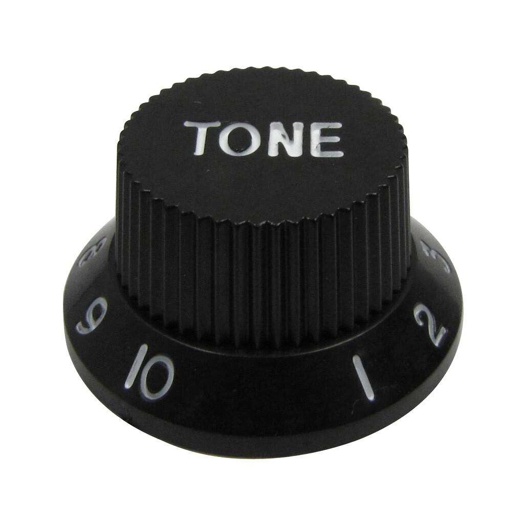 Set FD ST Electric Guitar Knobs 100 Tone & 100 Volume Control Knobs Black Color