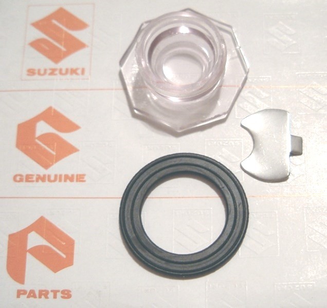 Suzuki Oil Tank Level Inspection Lens Gauge Sight Glass Window gt750 gt550 gt380