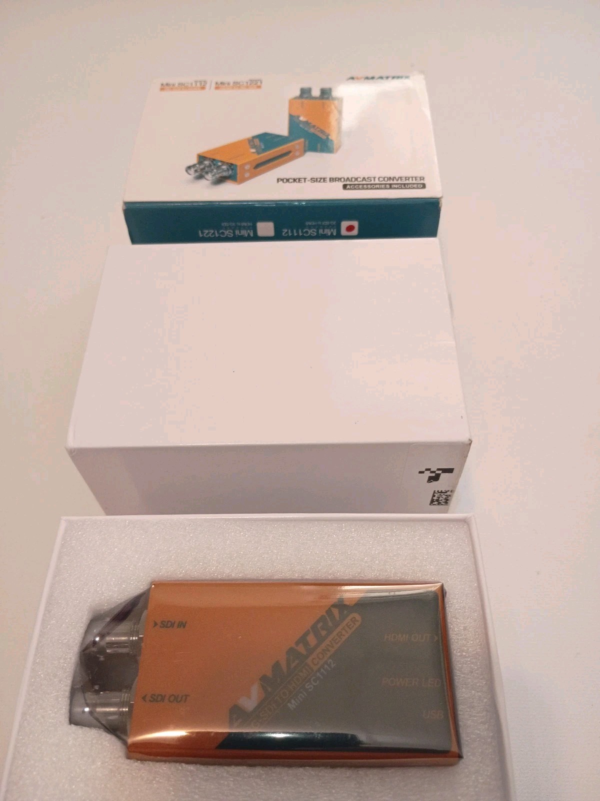AVMatrix Mini SC1221 Pocket-size Broadcast Converter Seamless HDMI to 3G-SDI NEW