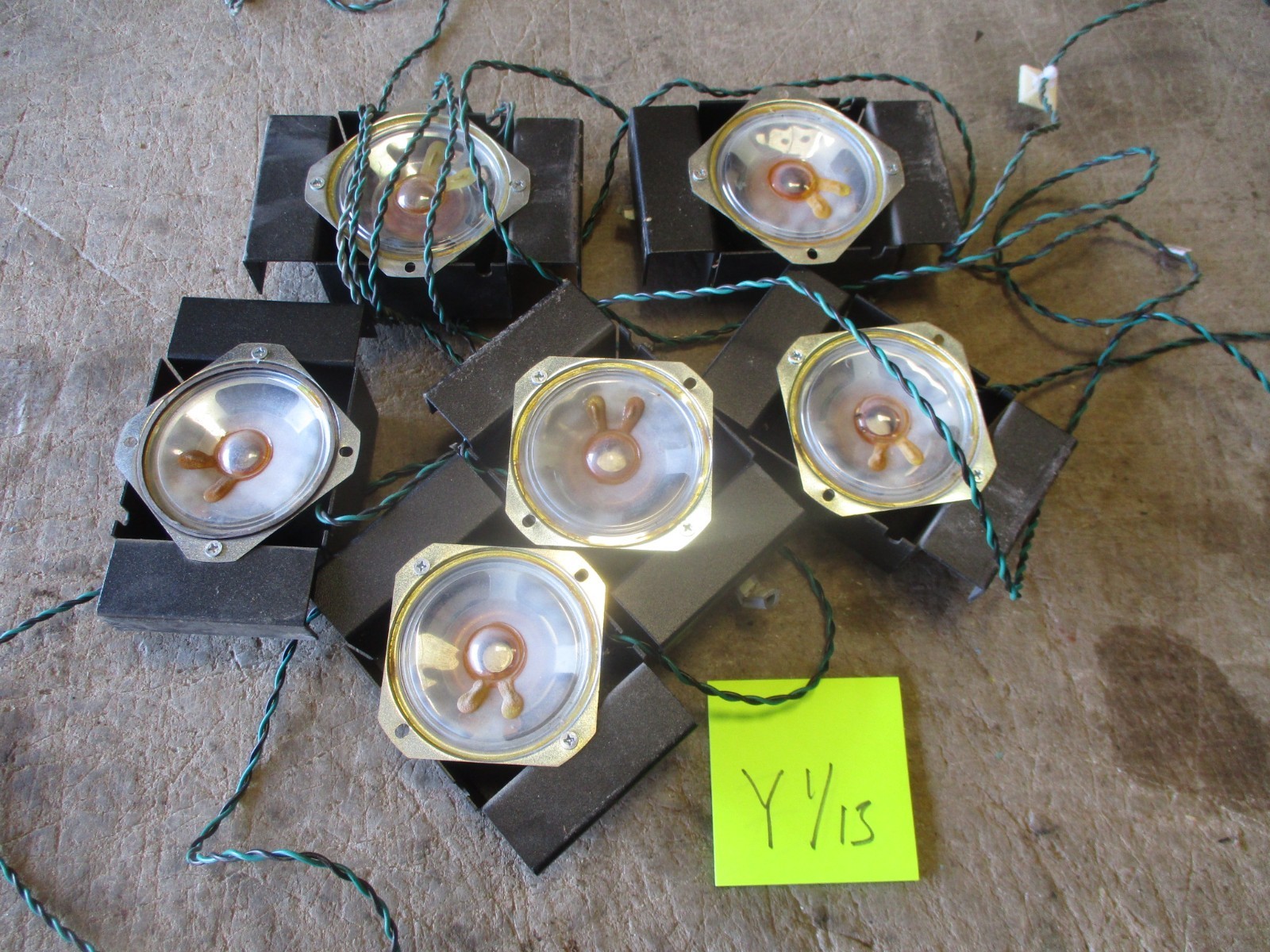 Lot of 8 Regal 3w PROC 1608 Speakers from Sonic Drive-In