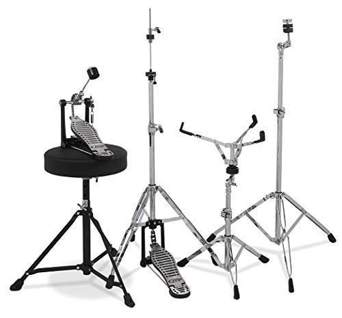 Pacific Drums Center Stage Complete Drumkit, 5 Drum Set, Royal Blue Sparkle,...