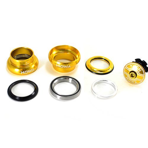 MOWA AHS Threadless Headset , 1-1/8" Traditional Threadless , Gold