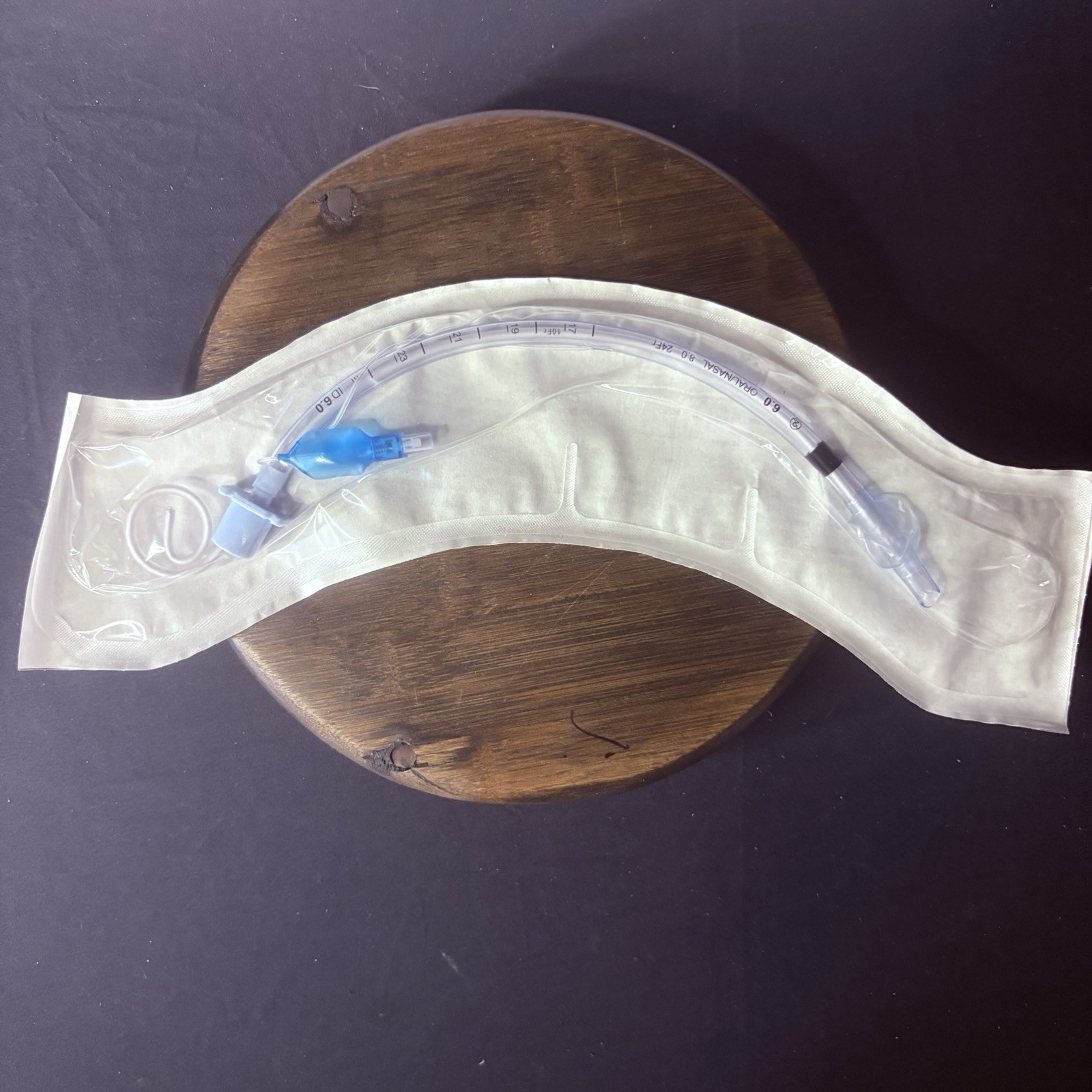 Sterile Endotracheal Tube 6.0 mm w/Cuff (Pack Of 2) Individually Packaged Sealed