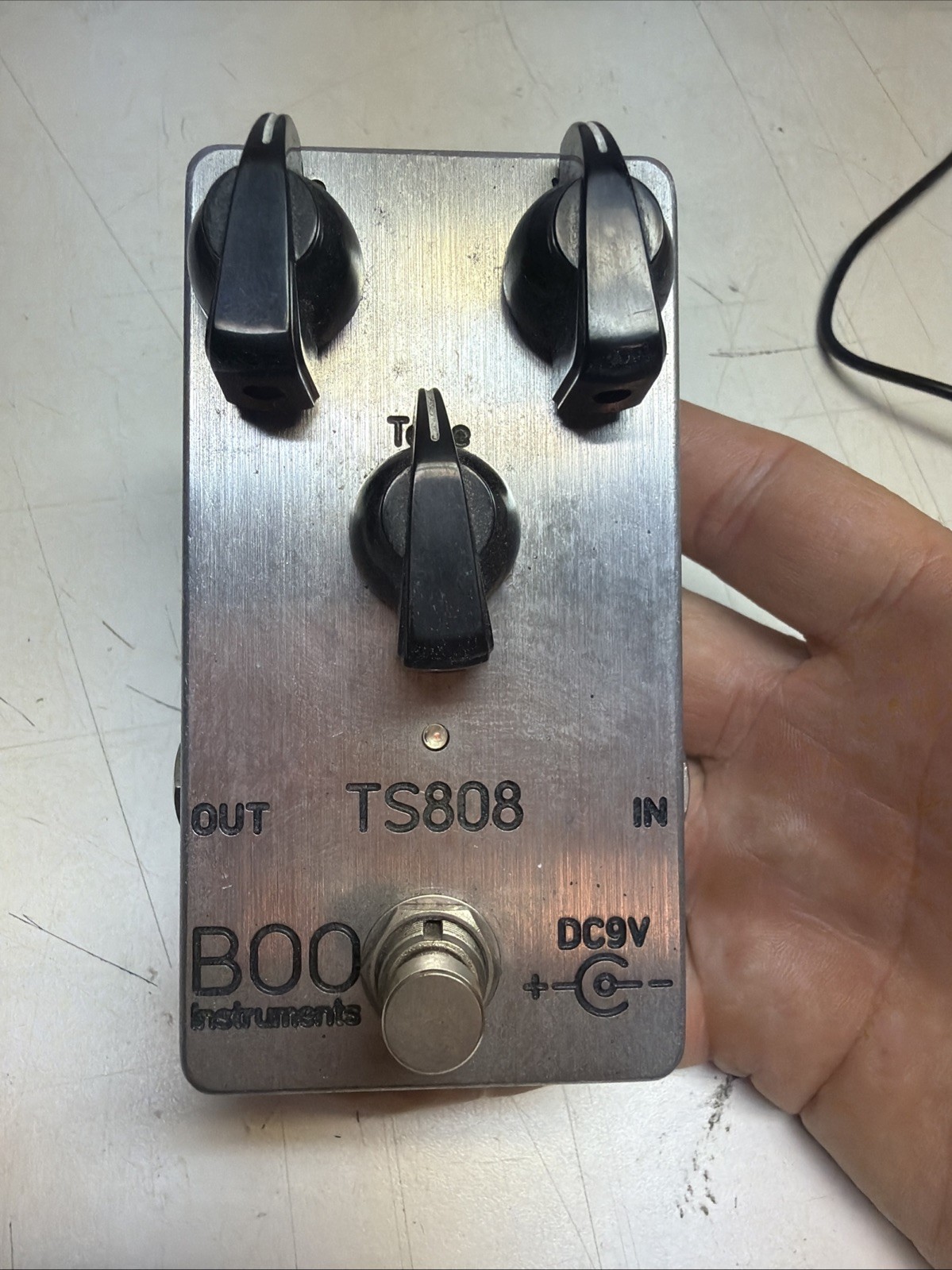 Boo Instruments Ts808 Boost Overdrive Light Up Lid Upgrade Guitar Effects Pedal