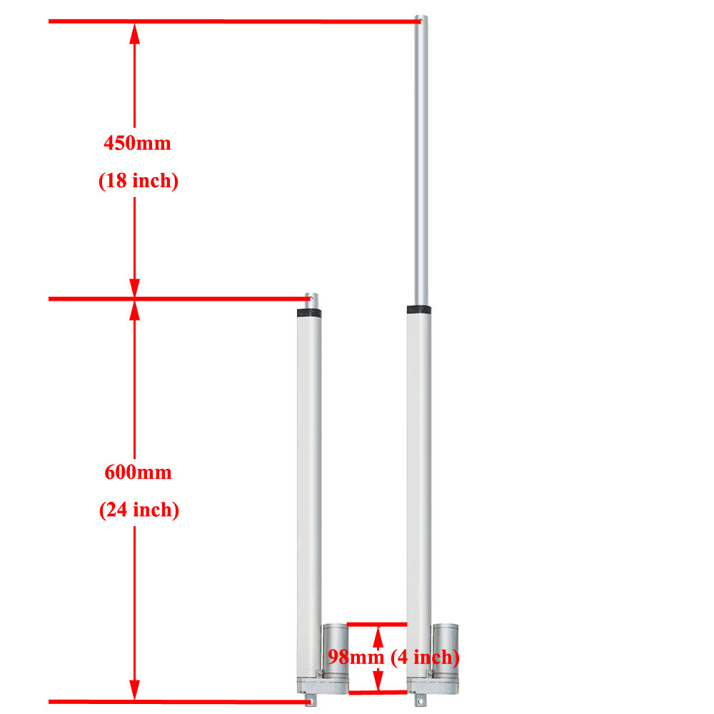 2*18" Linear Actuators &Controller DIY Dual Axis Solar Tracking Solar Tracker IG