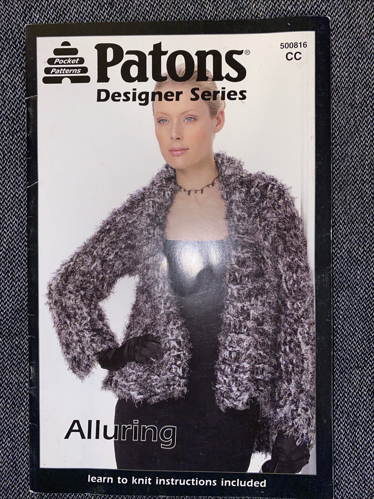 Patons Alluring Pattern Booklet / Leaflet Coat, Stole, Capelet, Bolero