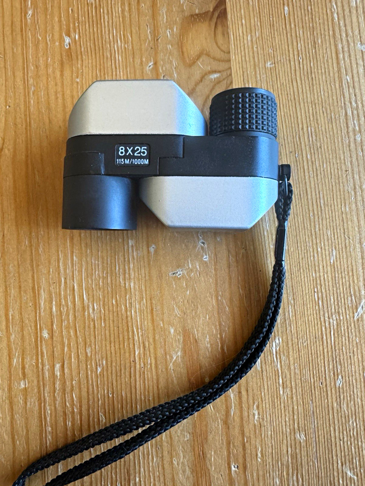 Eagle Optics 8x25 Compact Monocular Coated Roof Prism Silver/Black