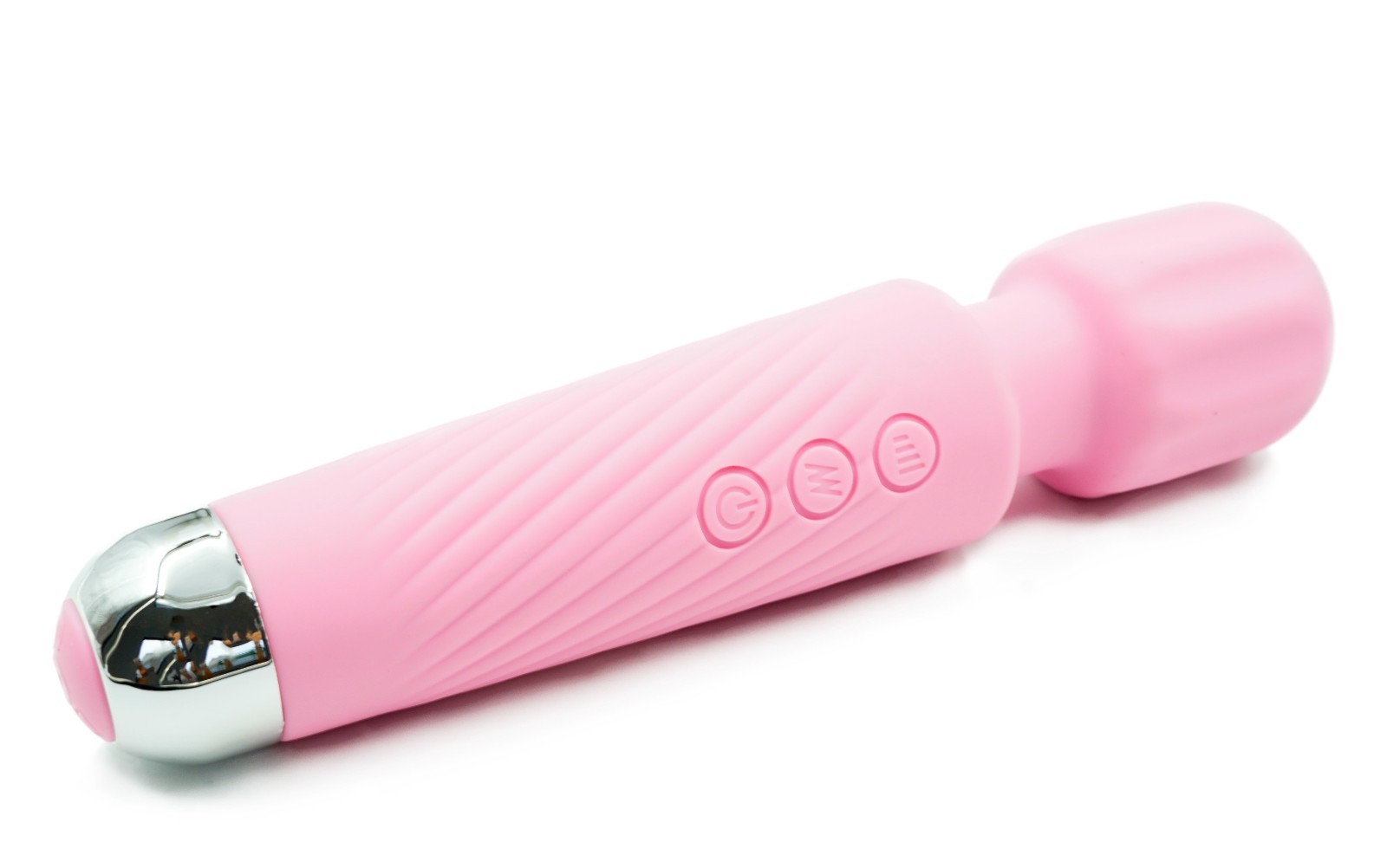 Portable Wand Massager Purple Rechargeable Waterproof Quiet Muscle Relief Tool