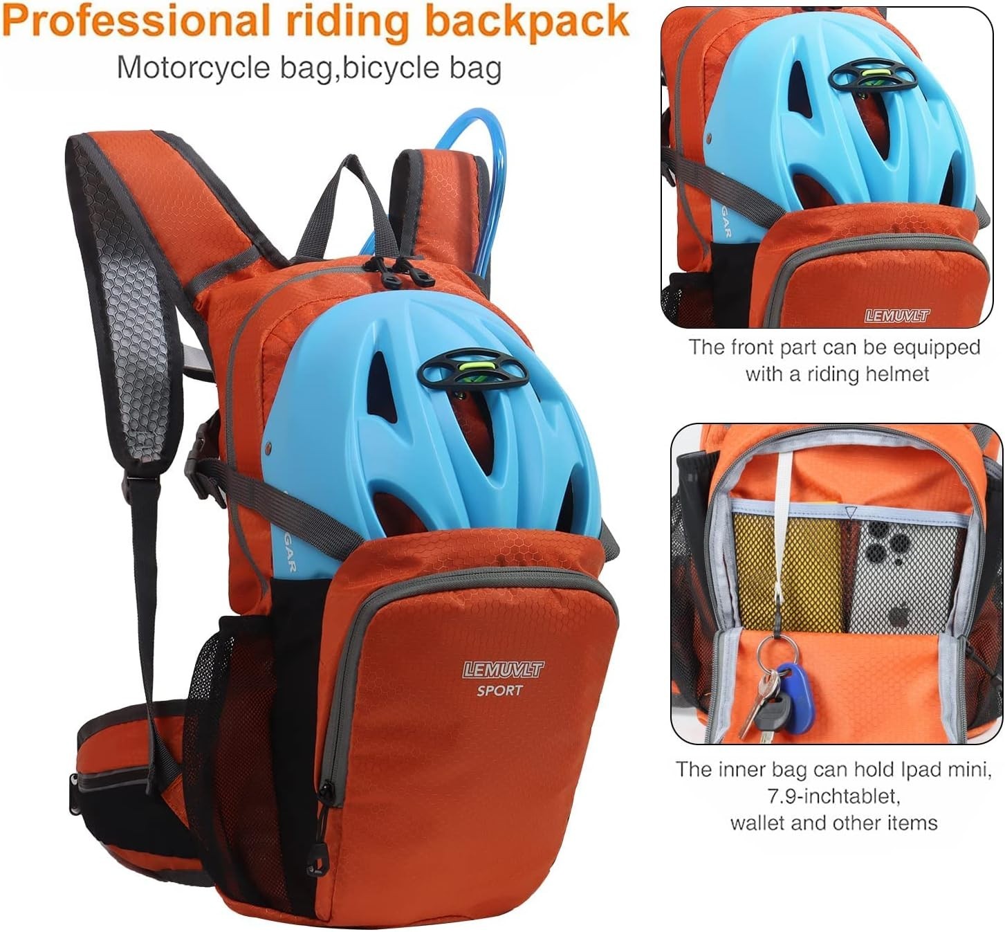 "Small Hiking Daypack Rucking Backpack 15L,Lightweight & Durable -Ideal Backpa..