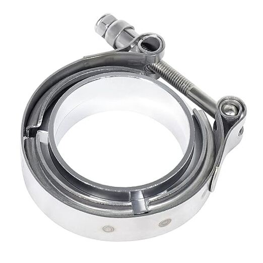 2.5 inch V Band Exhaust Clamp, 2.5" Universal Stainless Steel V 2.5" V-Band