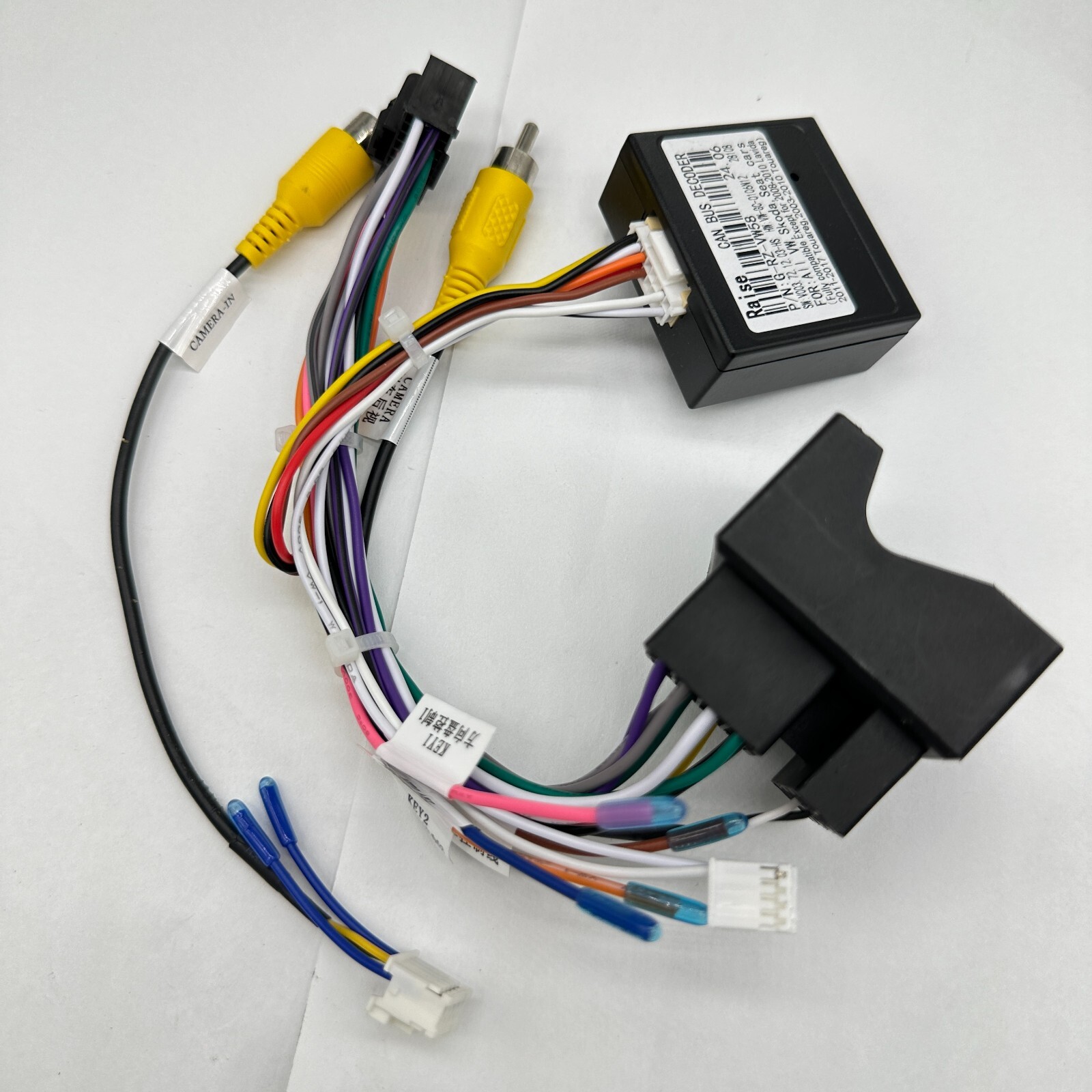Car Stereo Player 16Pin Harness Canbus Box Cable Wire For All VW Skoa Seat Cars