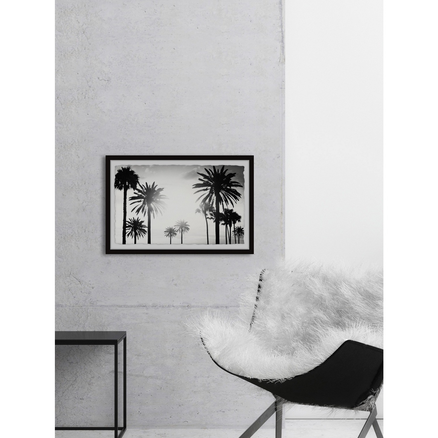 Marmont Hill Group of Palm Trees Framed Painting Print