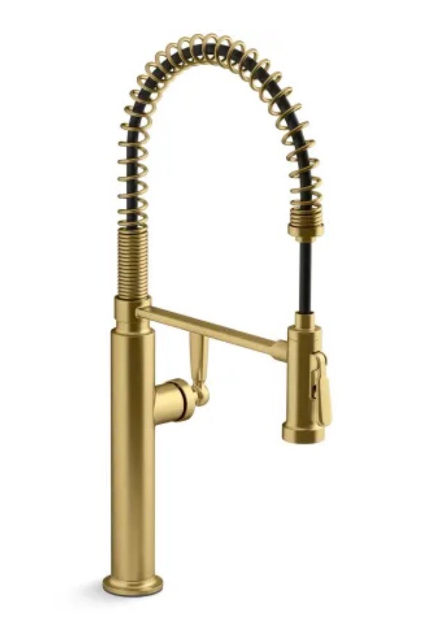 Kohler Edalyn K-28360-2MB PreRinse Spray Kitchen Faucet Moderne Brass $850 New