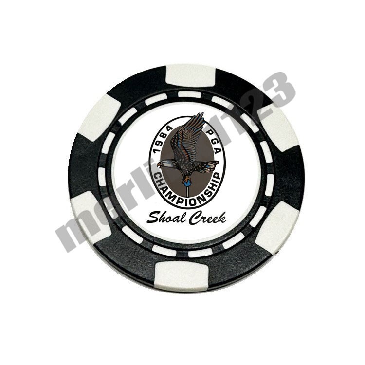 1984 PGA Championship Shoal Creek Dia-magnetic Clay Poker Chip Golf Ball Marker