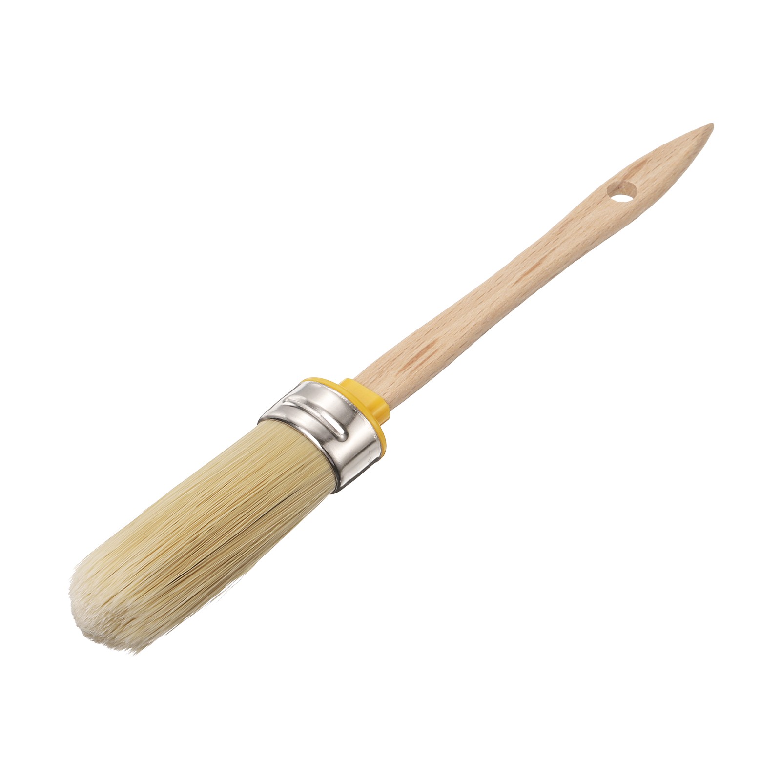 Wax Paint Brush 2.1 x 0.8 Inch Width Paint Brush Oval PET Fiber,