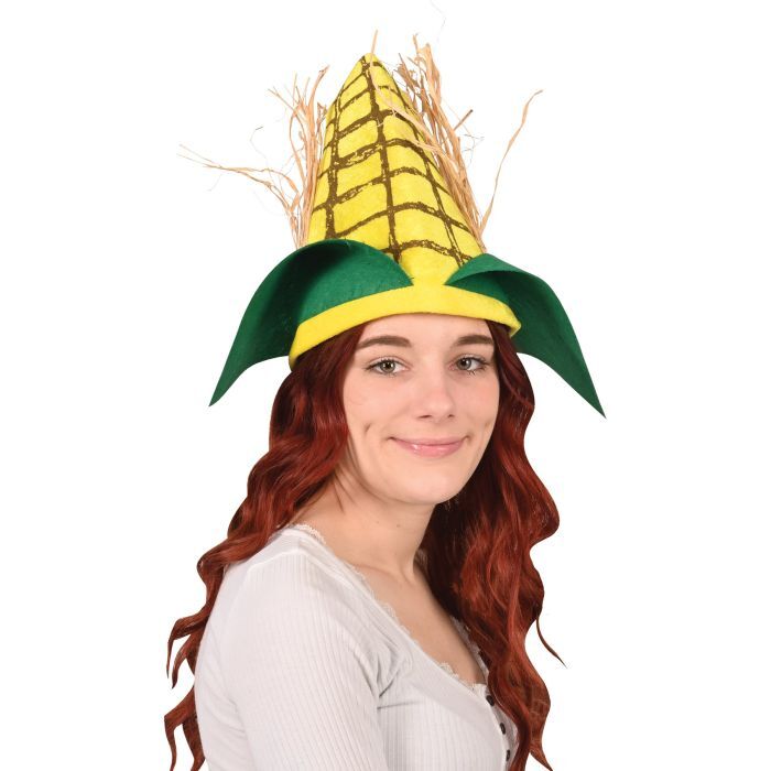 Beistle Unisex Plush Corn Cob Hat