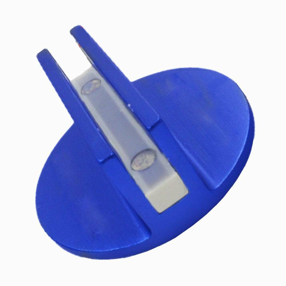 2Pcs Blue Slotted Magnetic Jack Pad Pinch Weld Rail Adapter