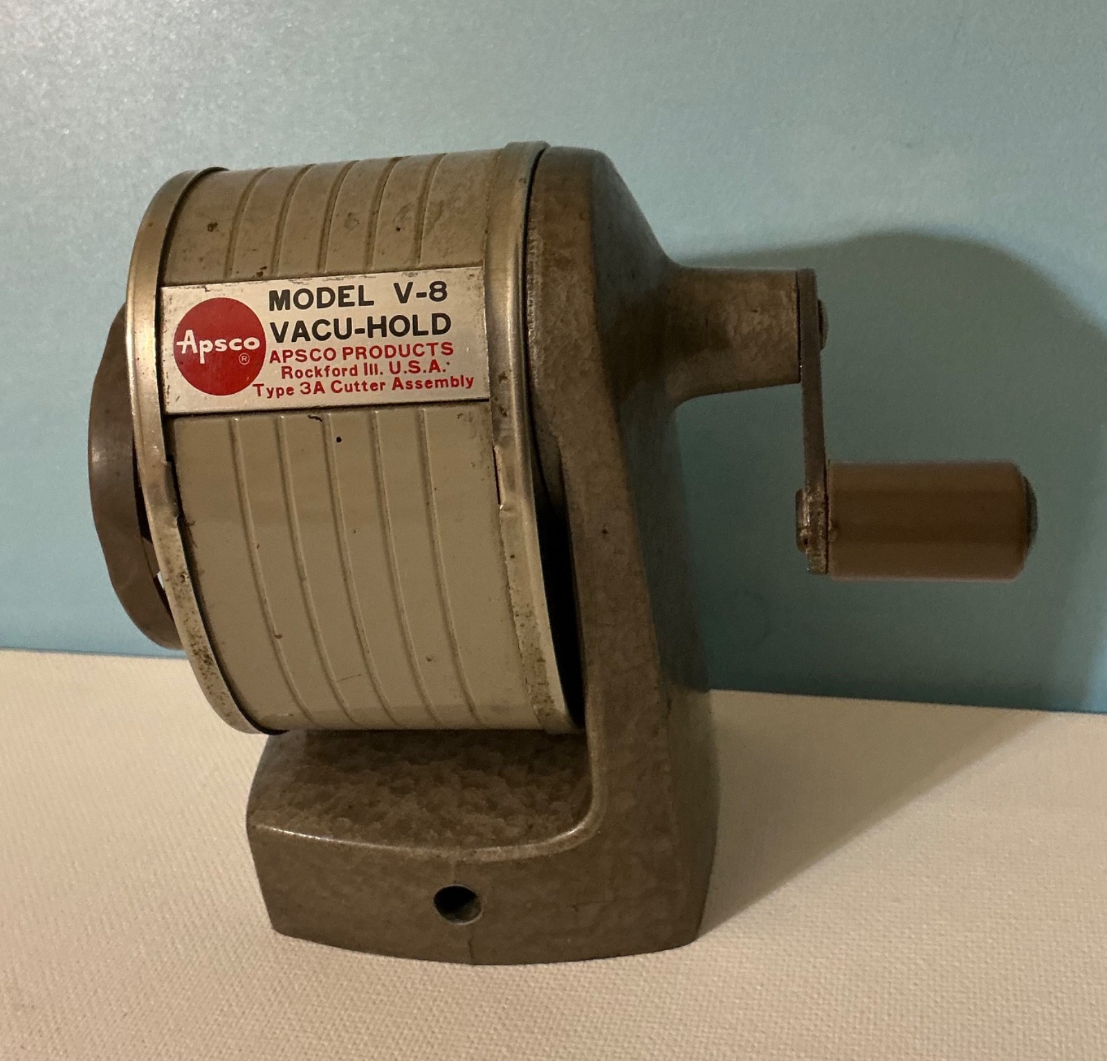 vintage apsco pencil sharpener